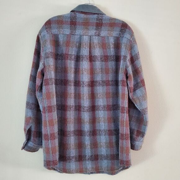 J. Jill Women's Button Down Shirt Wool Blend Size Small Plaid Shacket - Picture 4 of 6